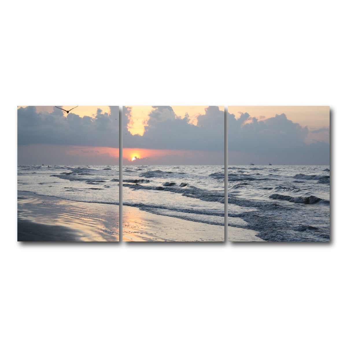 AUTO-MOCKUP WHITE | Galveston Island | 3 Piece | Gallery Wrap Canvas | group=18x24