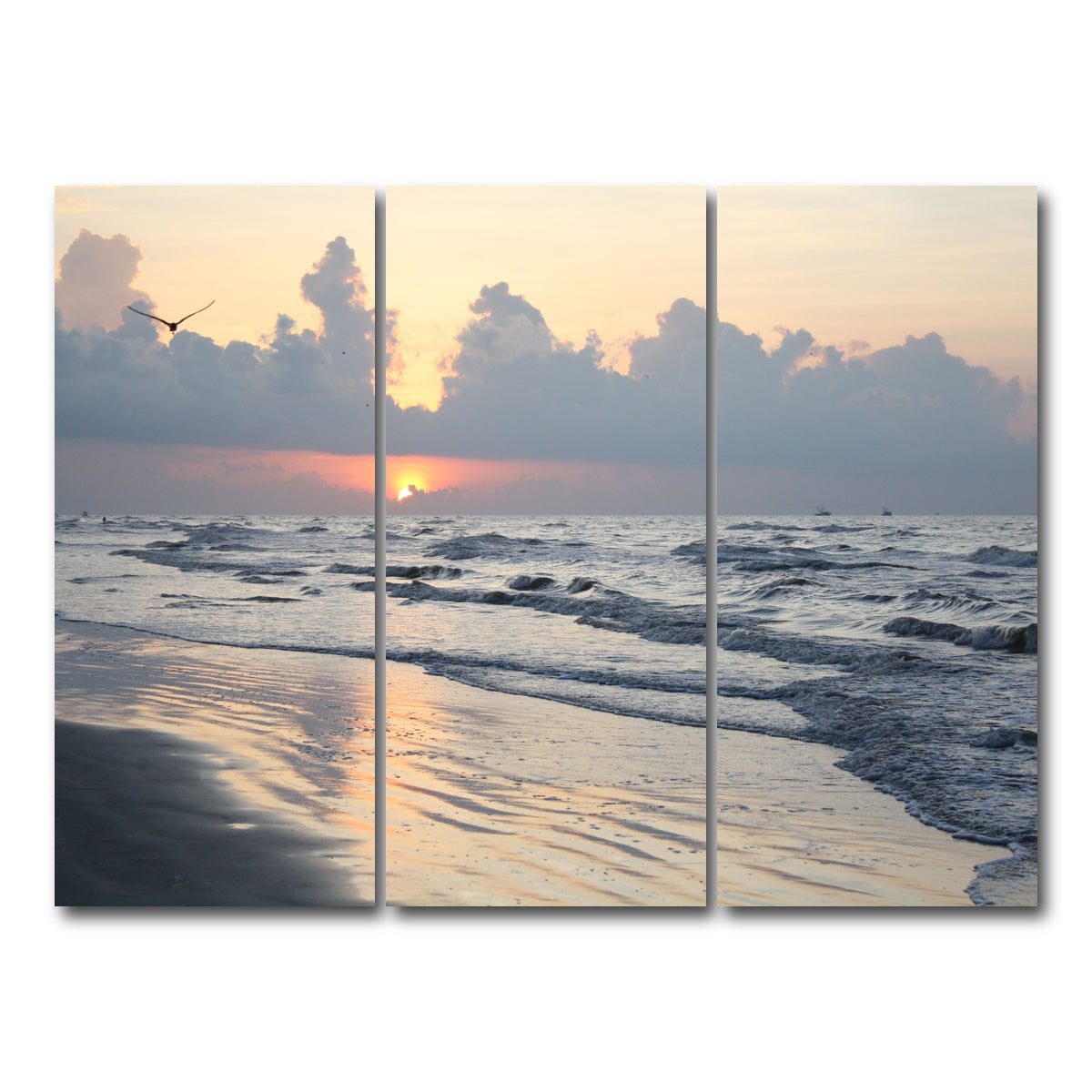 AUTO-MOCKUP WHITE | Galveston Island | 3 Piece | Gallery Wrap Canvas | group=8x18