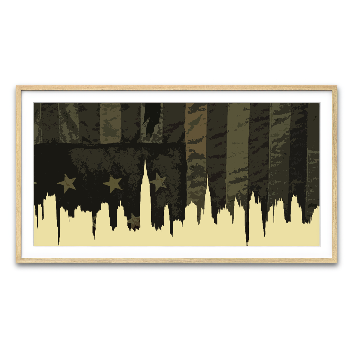 Framed Print 2x1 Natural