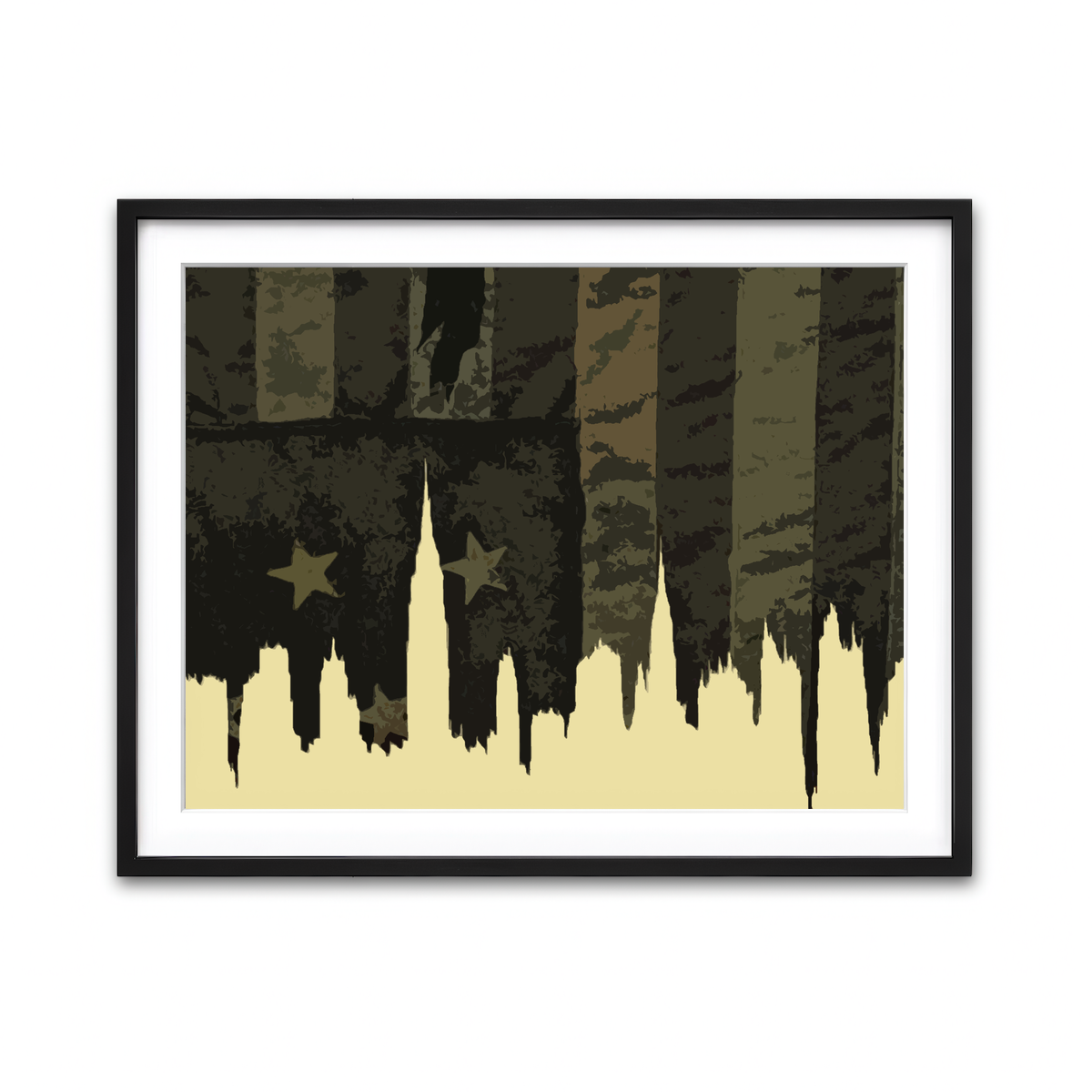 Framed Print 4x3 Black