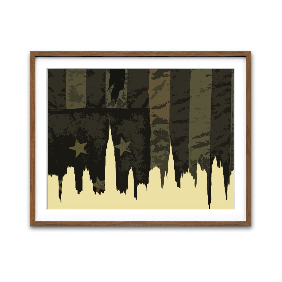 Framed Print 4x3 Walnut