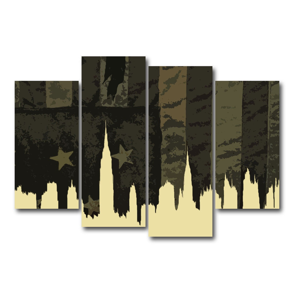 AUTO-MOCKUP WHITE | Gangs of New York | 4 Piece | Gallery Wrap Canvas | group=4_short