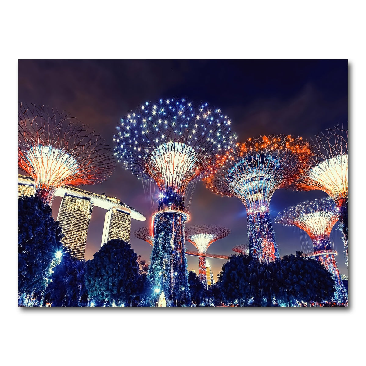AUTO-MOCKUP WHITE | Gardens By The Bay | 1 Piece | Gallery Wrap Canvas | group=4x3