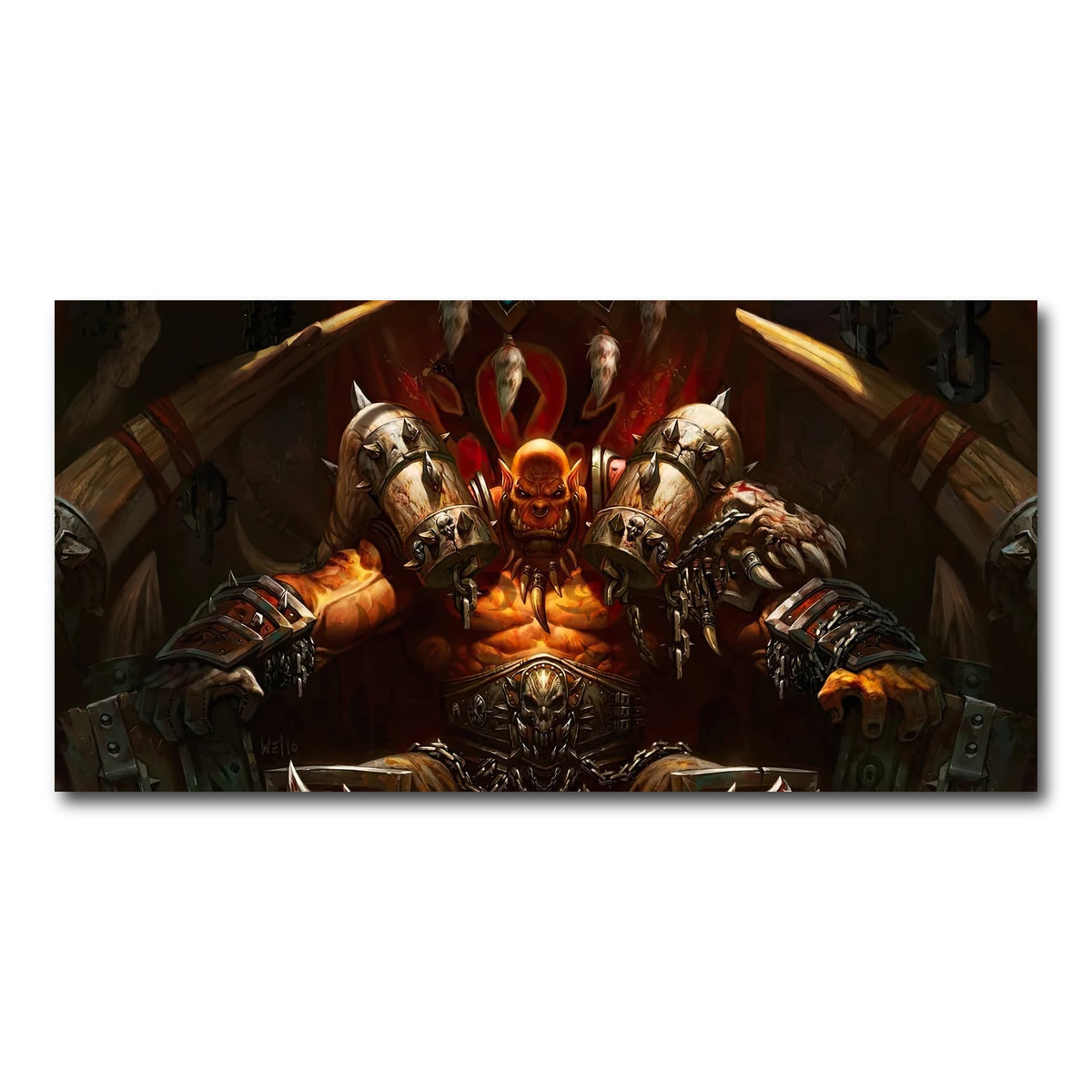 AUTO-MOCKUP WHITE | Garrosh | 1 Piece | Gallery Wrap Canvas | group=2x1