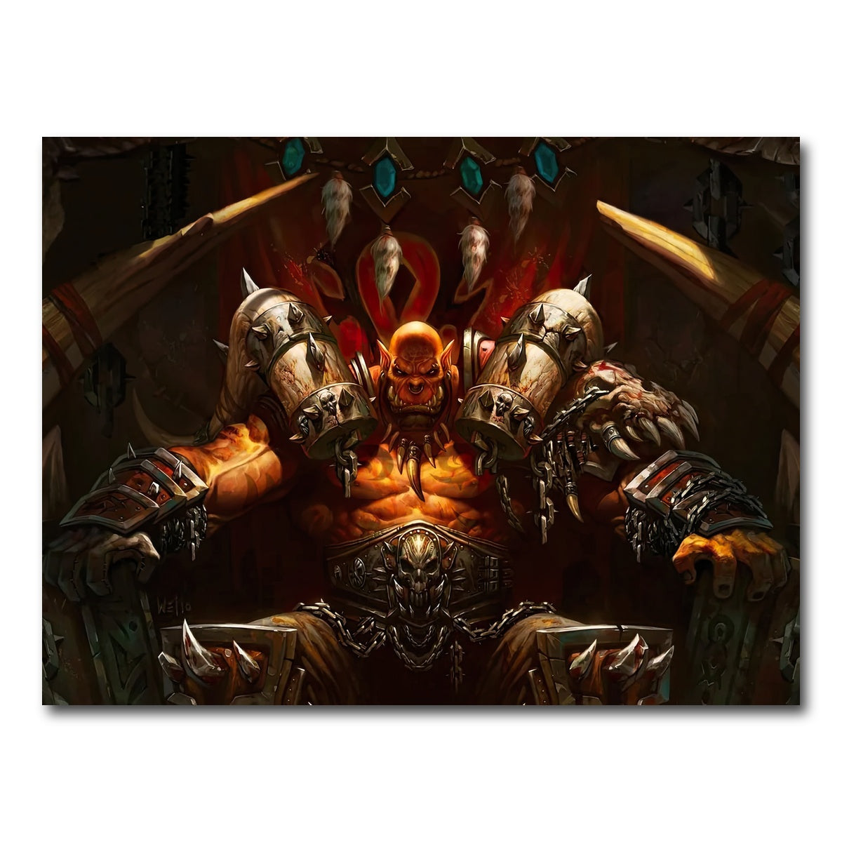 AUTO-MOCKUP WHITE | Garrosh | 1 Piece | Gallery Wrap Canvas | group=4x3