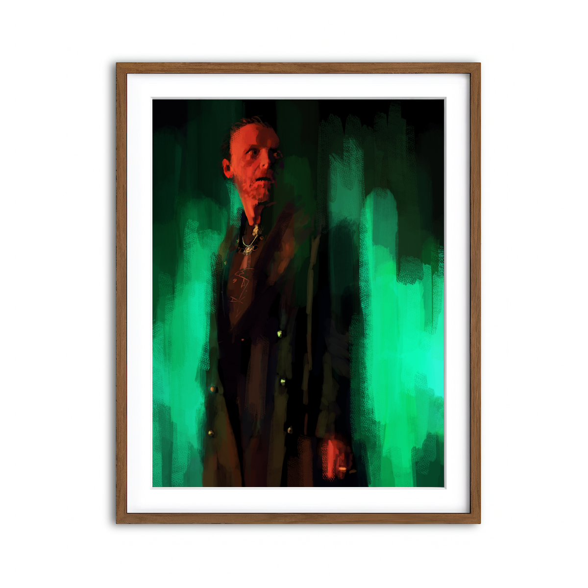 Framed Print 3x4 Walnut