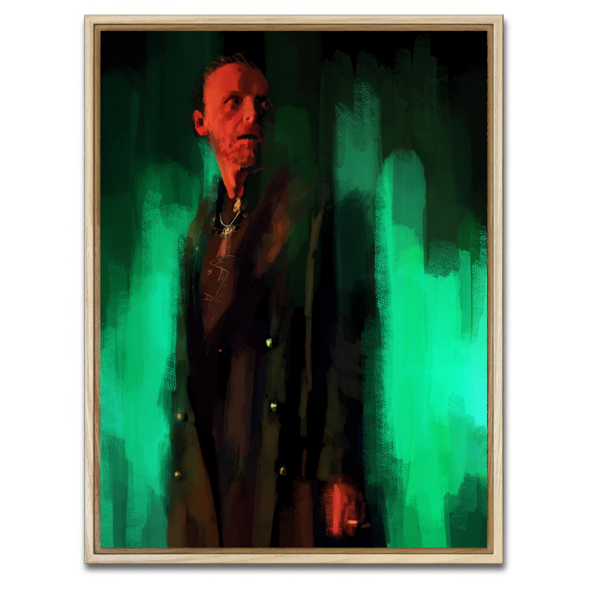 AUTO-MOCKUP WHITE | Gary King | 1 Piece | Natural Framed Canvas | group=3x4