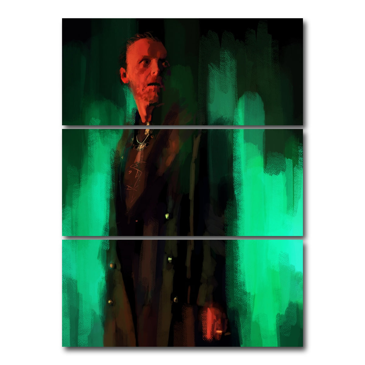 AUTO-MOCKUP WHITE | Gary King | 3 Piece | Gallery Wrap Canvas | group=8x18_stacked