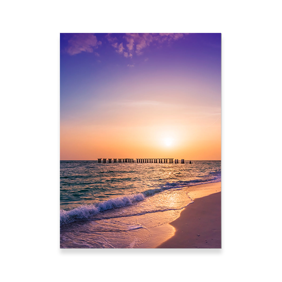 Gasparilla Island Sunset Wall Art