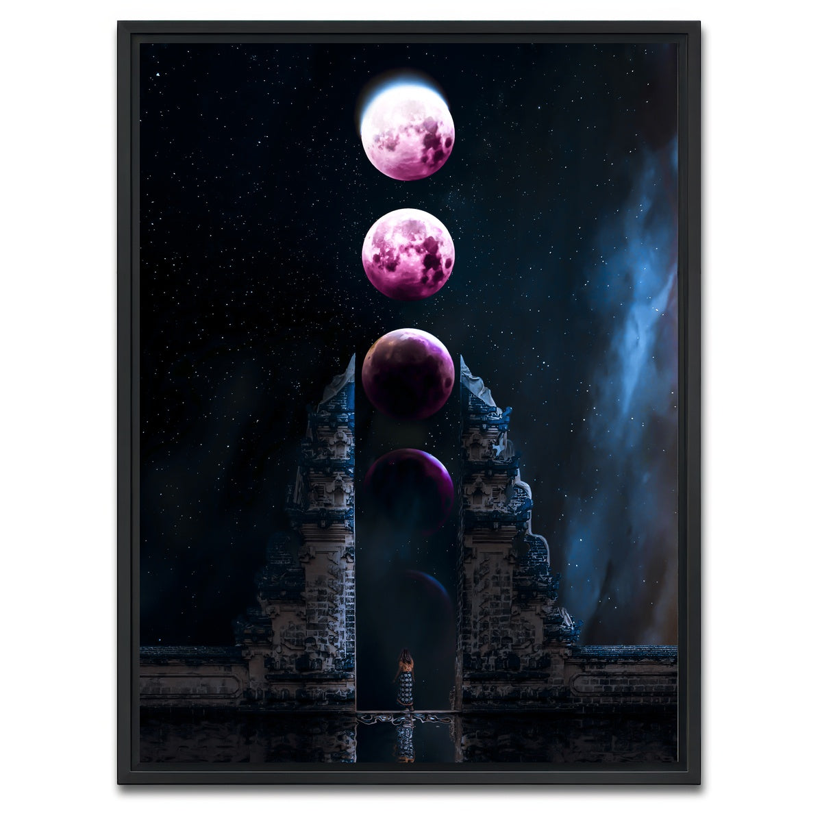 AUTO-MOCKUP WHITE | Gates of Heaven | 1 Piece | Black Framed Canvas | group=3x4