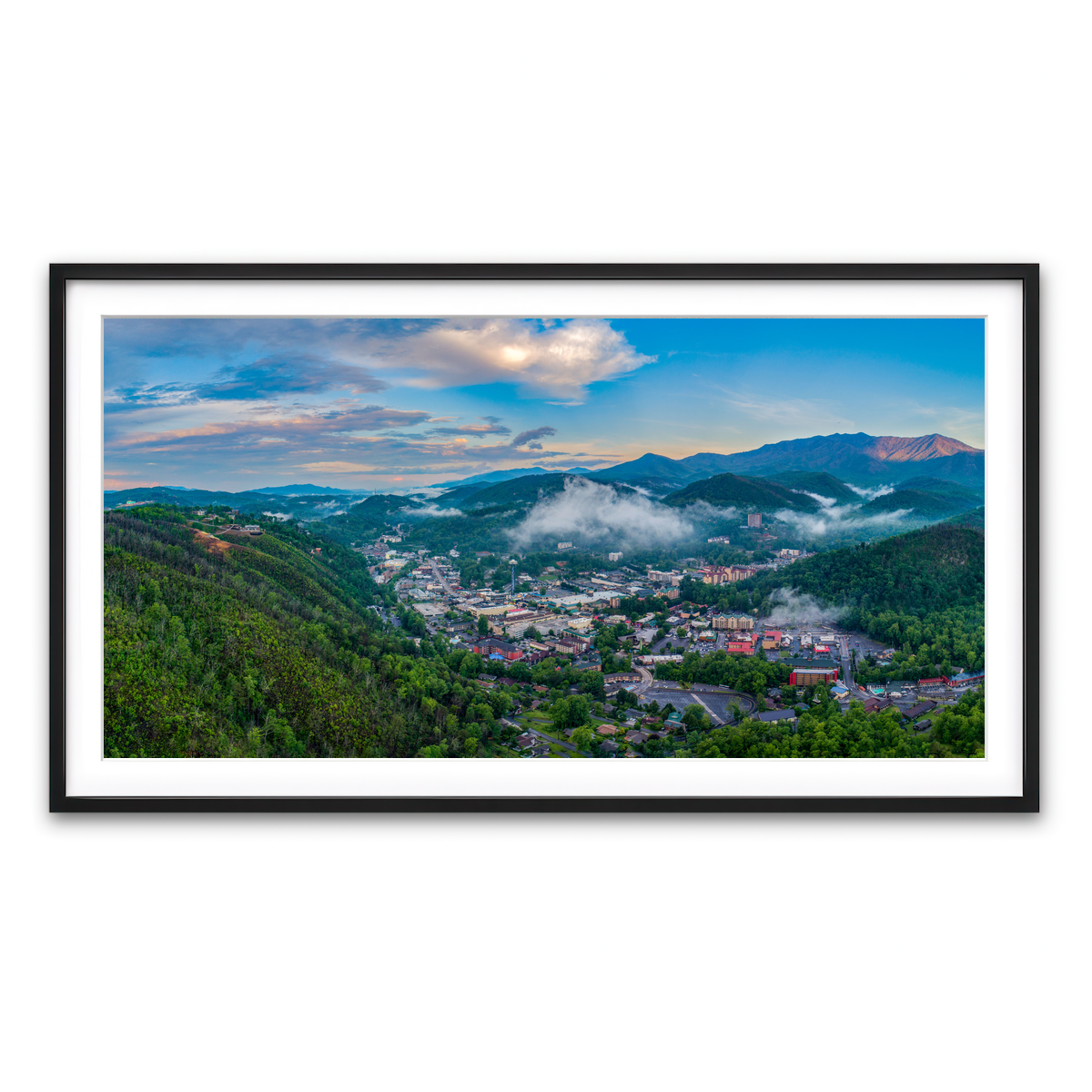 Framed Print 2x1 Black