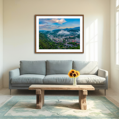 AUTO-MOCKUP ROOM | Gatlinburg Aerial Wall Art