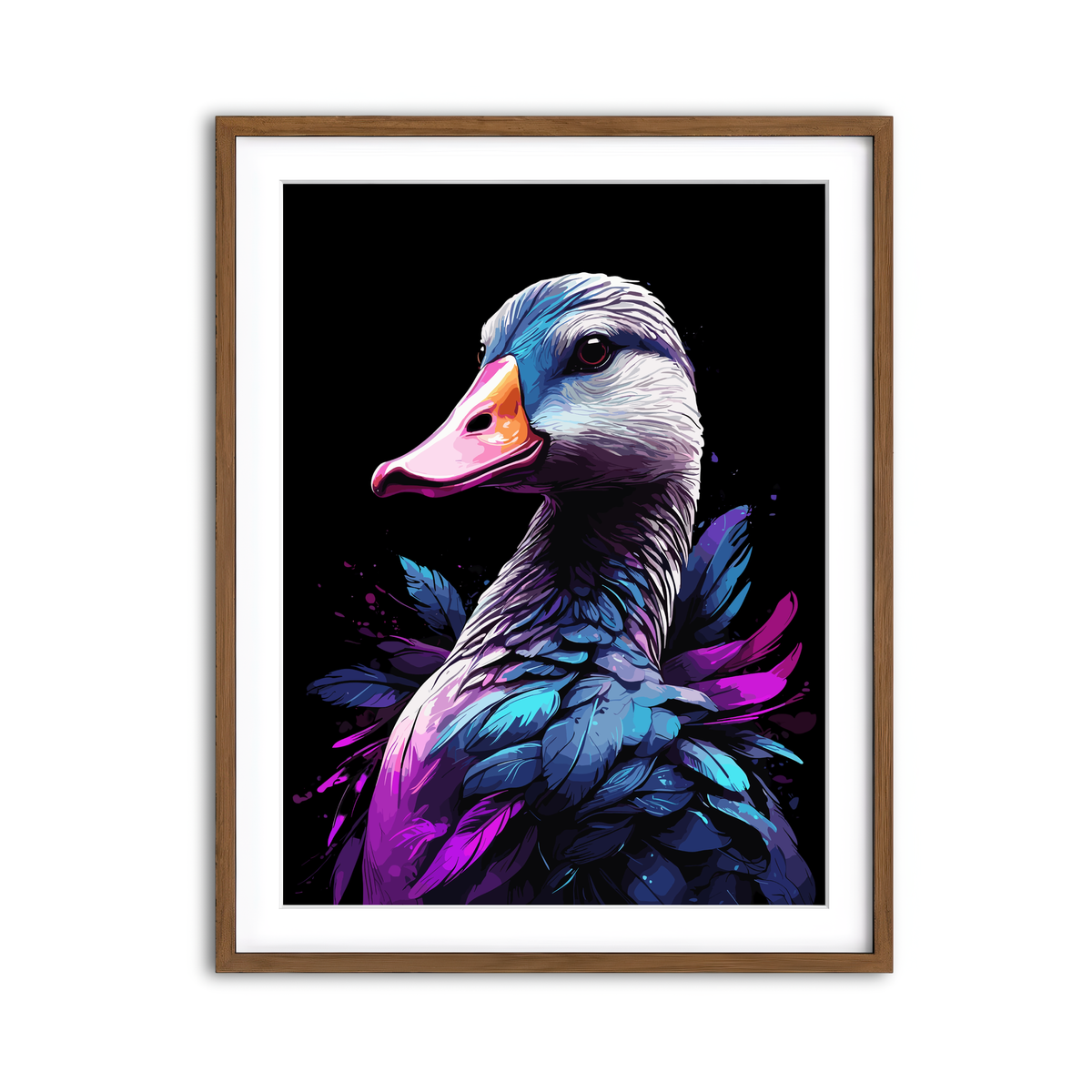 Framed Print 3x4 Walnut