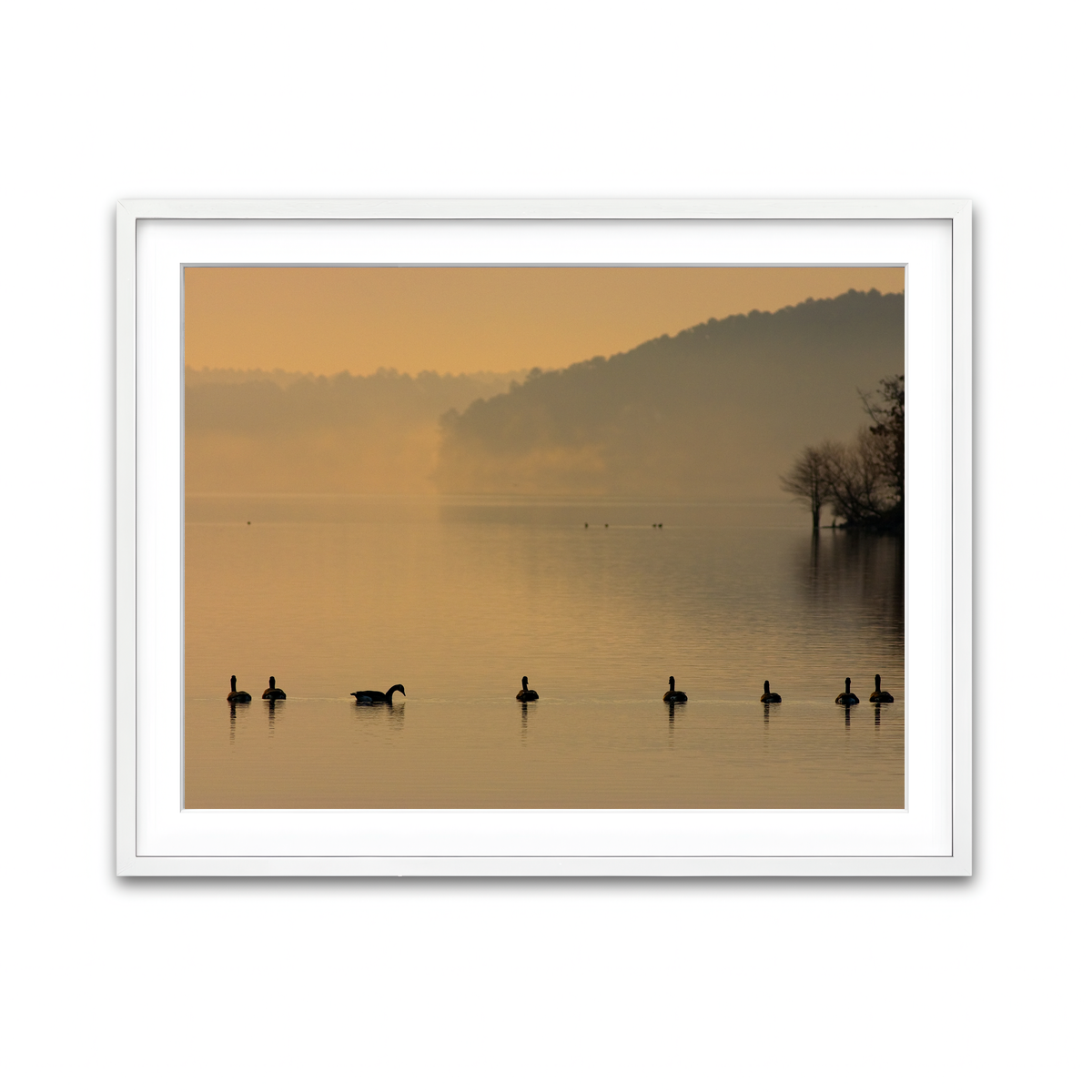 Framed Print 4x3 White