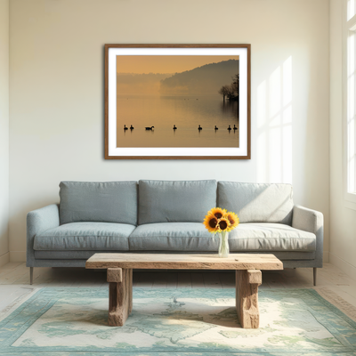 AUTO-MOCKUP ROOM | Geese on Lake Degray Wall Art