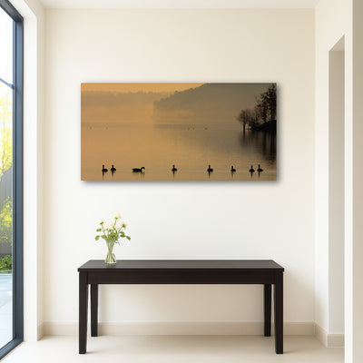 AUTO-MOCKUP ROOM | Geese on Lake Degray