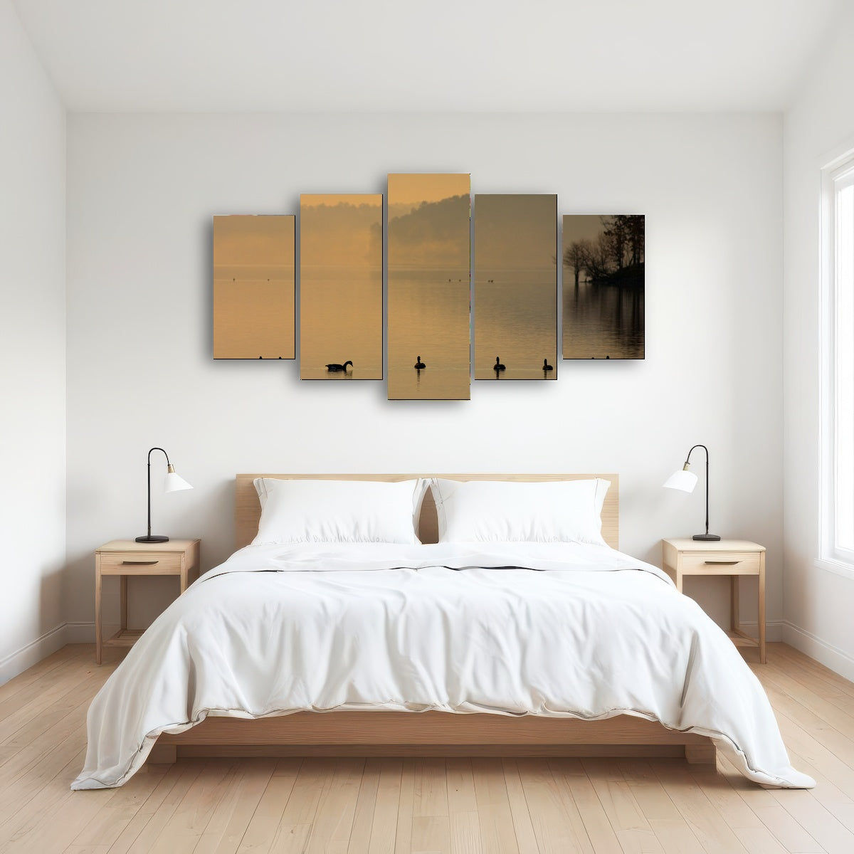 AUTO-MOCKUP ROOM | Geese on Lake Degray