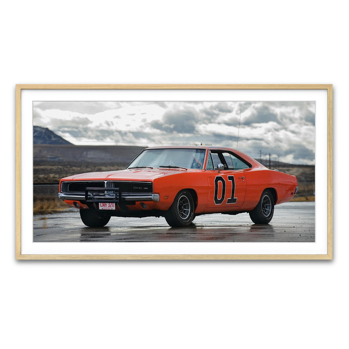 Framed Print 2x1 Natural