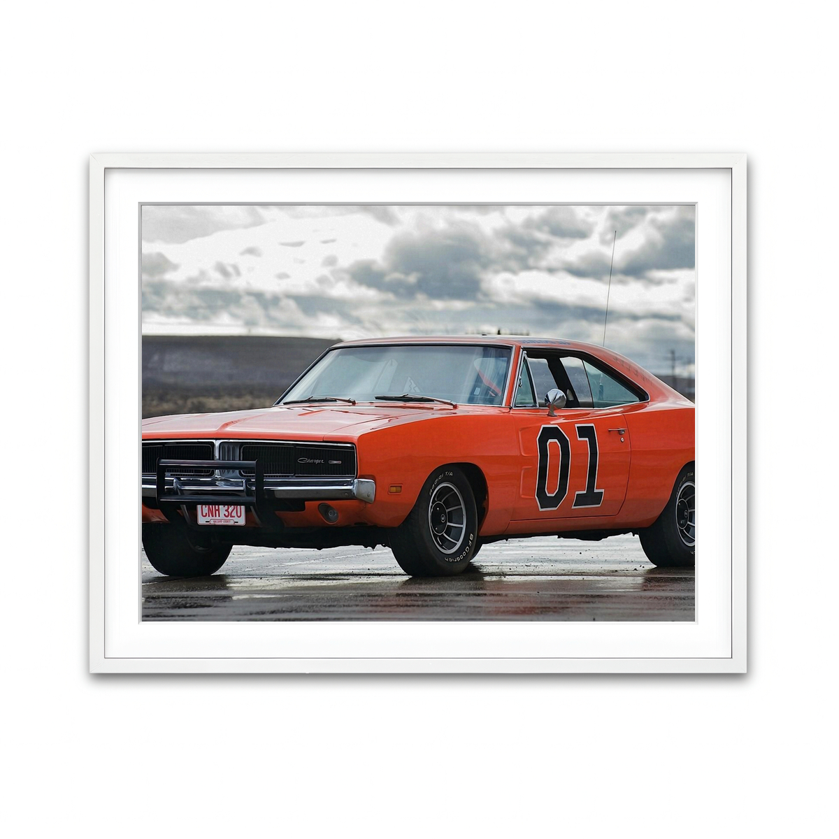 Framed Print 4x3 White