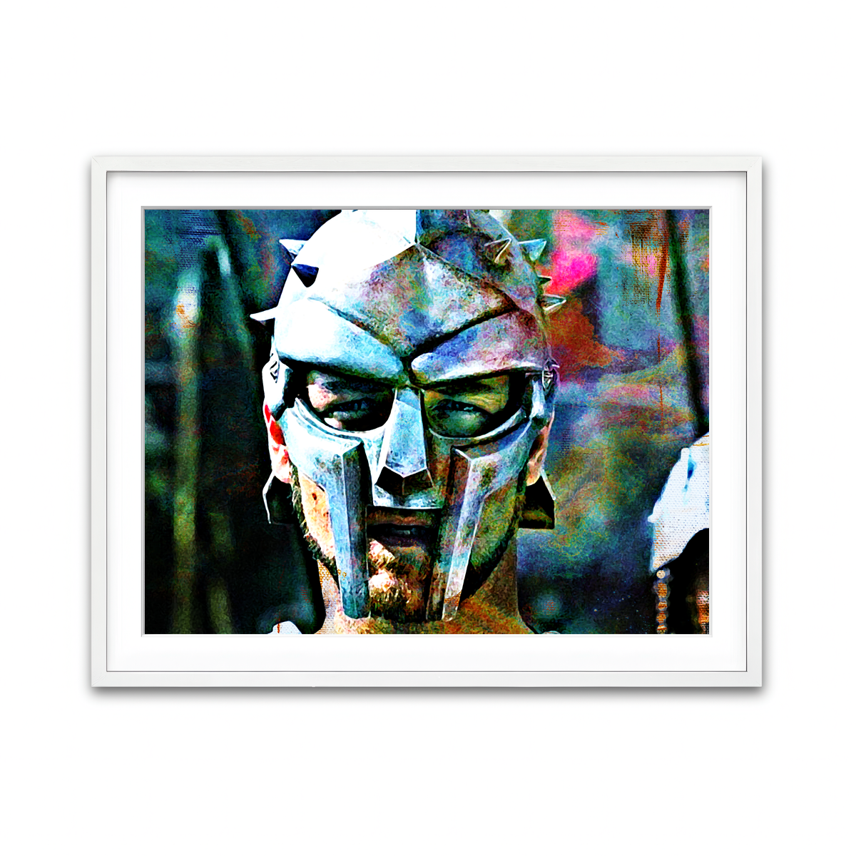 Framed Print 4x3 White