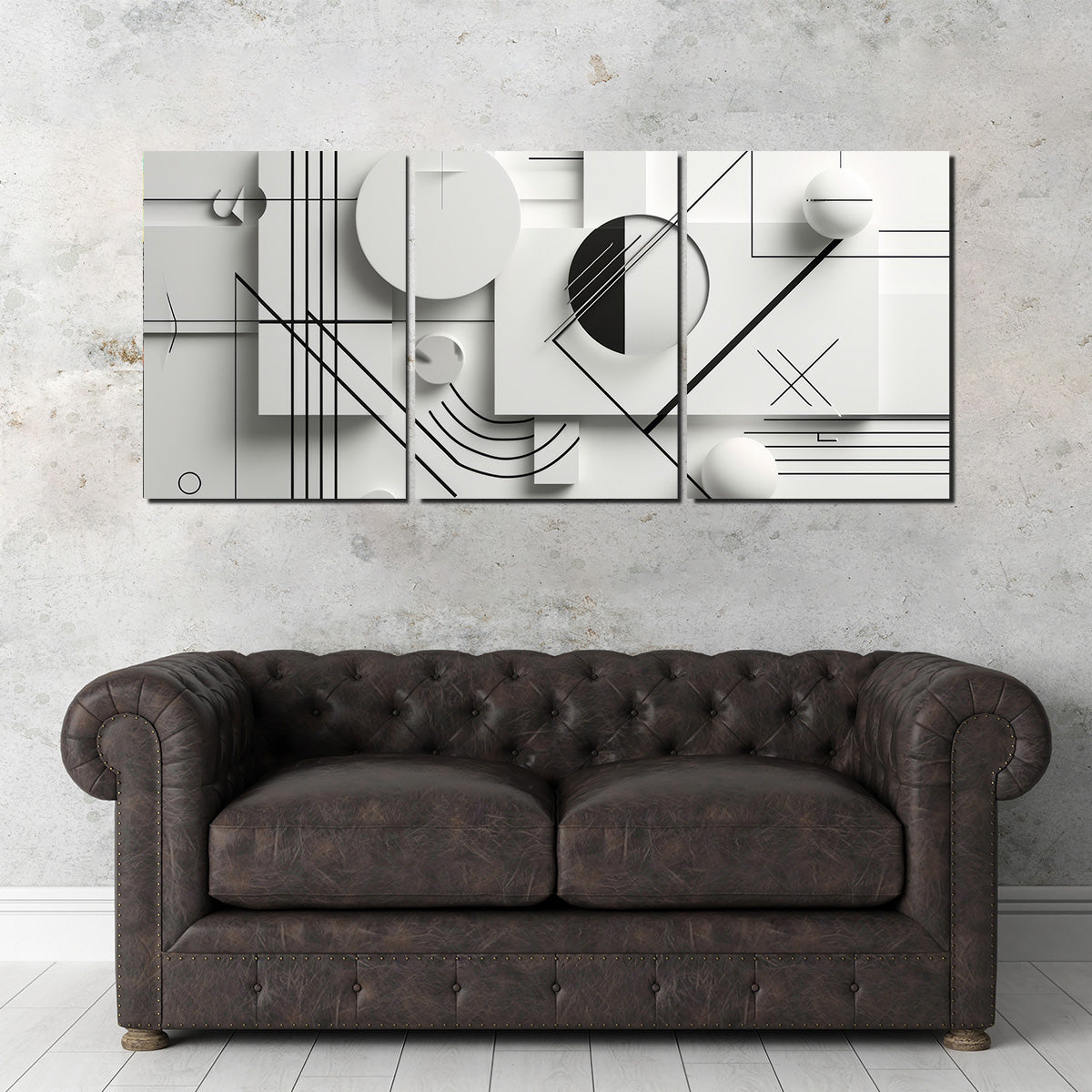 Geometric Lines Wall Art