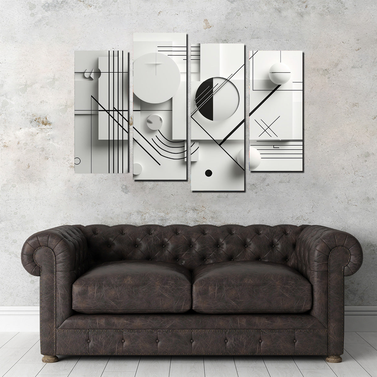 Geometric Lines Wall Art