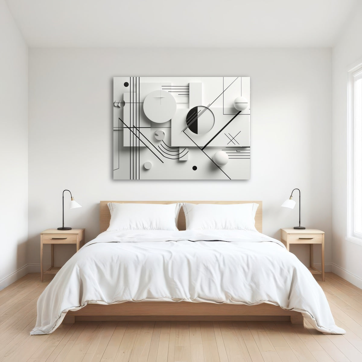 AUTO-MOCKUP ROOM | Geometric Lines