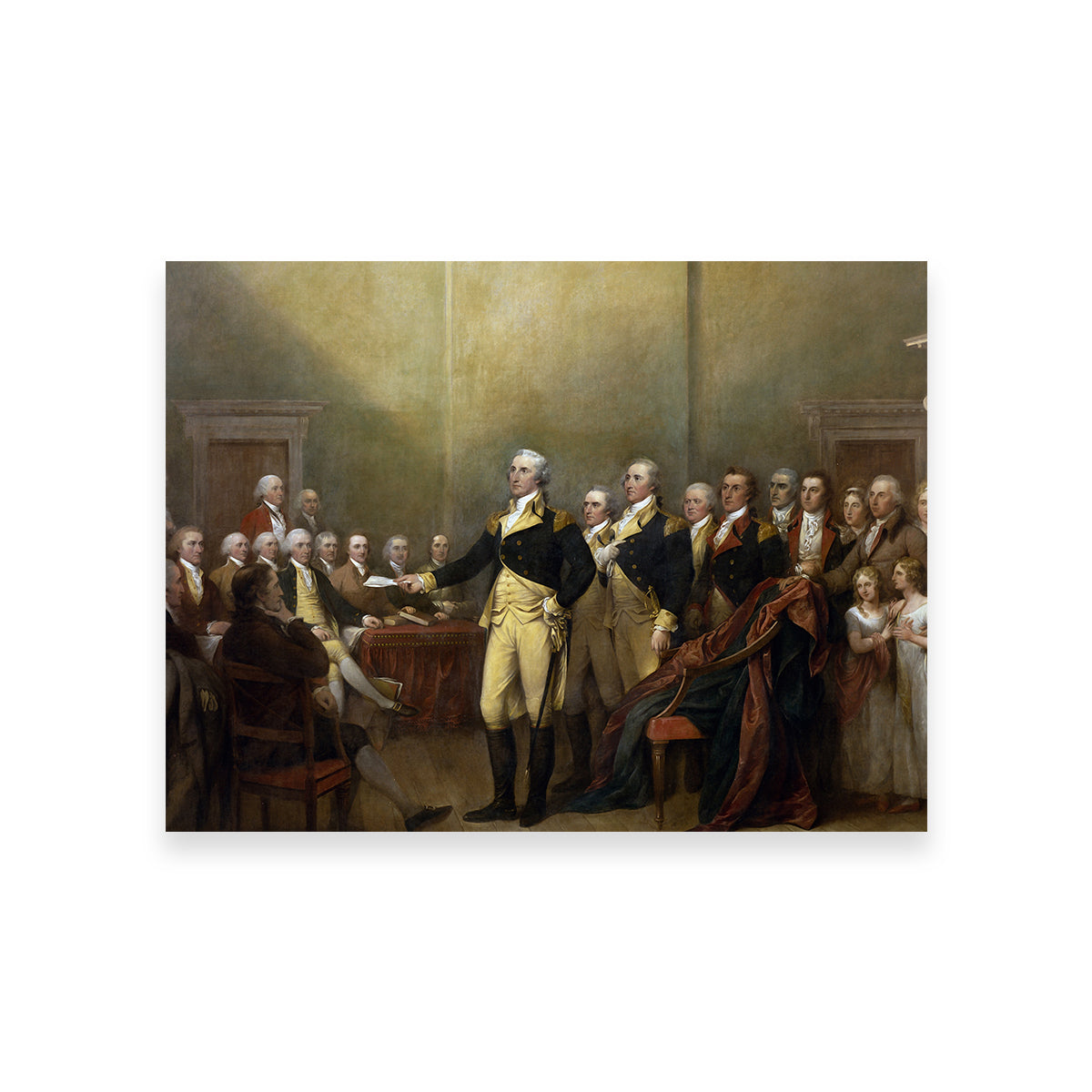 Washington Resignation Wall Art