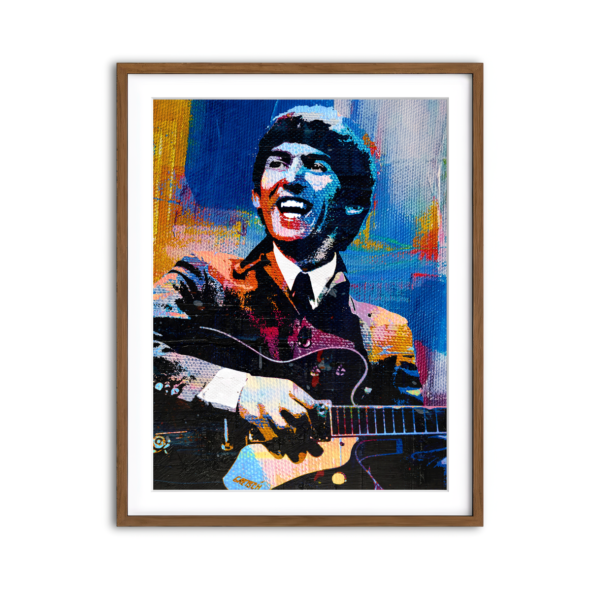 Framed Print 3x4 Walnut