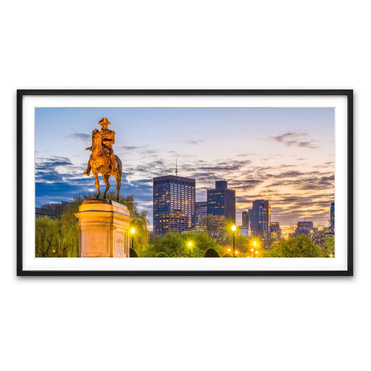 Framed Print 2x1 Black