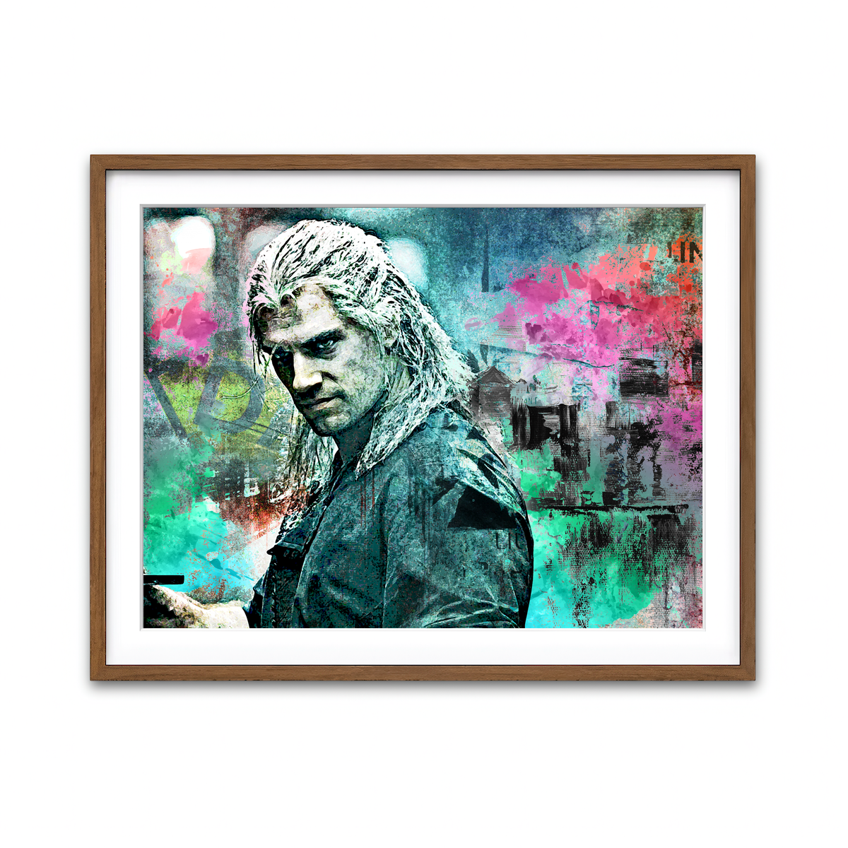 Framed Print 4x3 Walnut