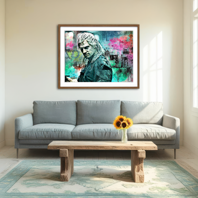 AUTO-MOCKUP ROOM | Geralt of Rivia Wall Art