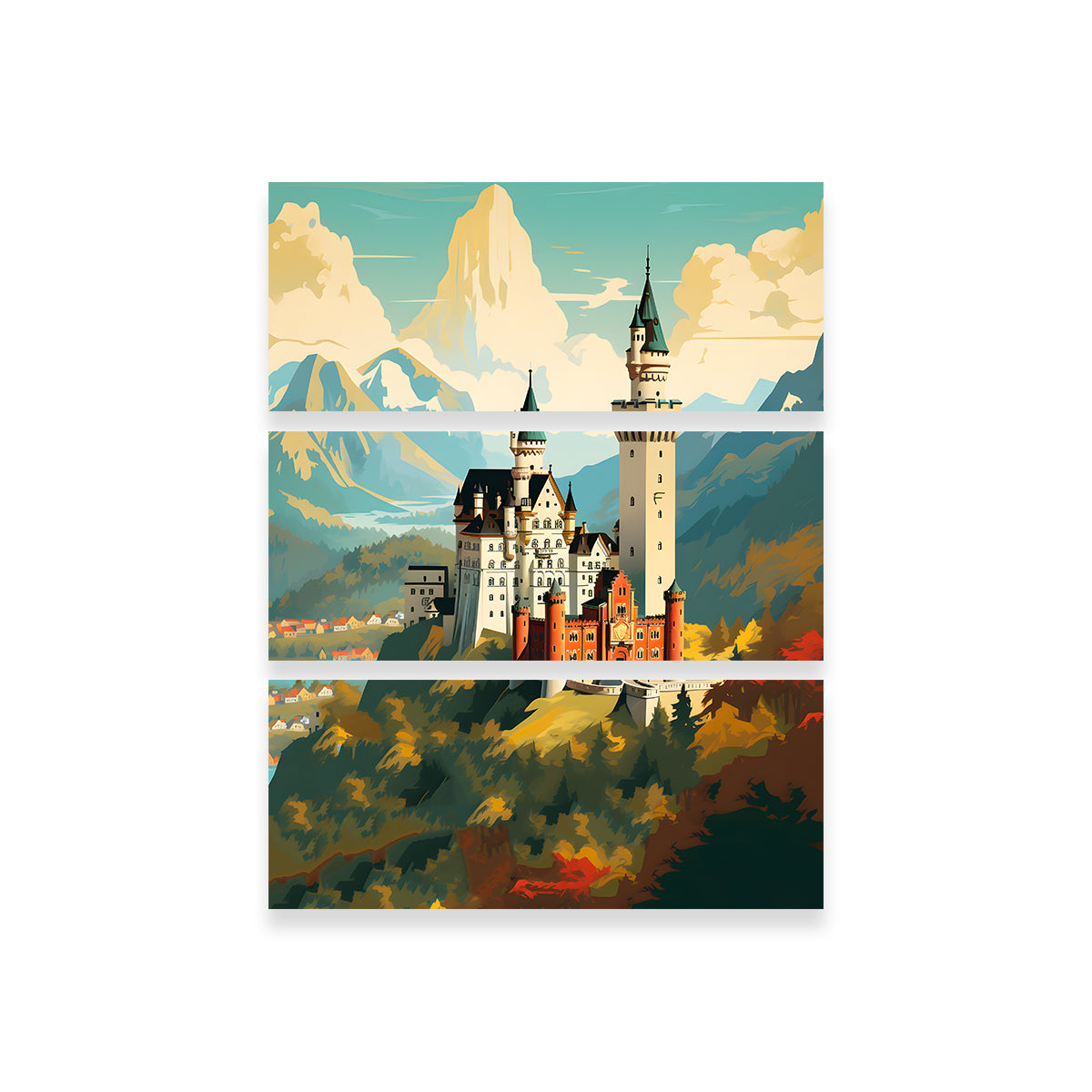 Neuschwanstein Castle Wall Art
