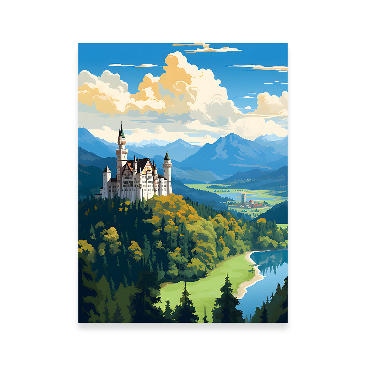 Germany - Neuschwanstein Castle Wall Art