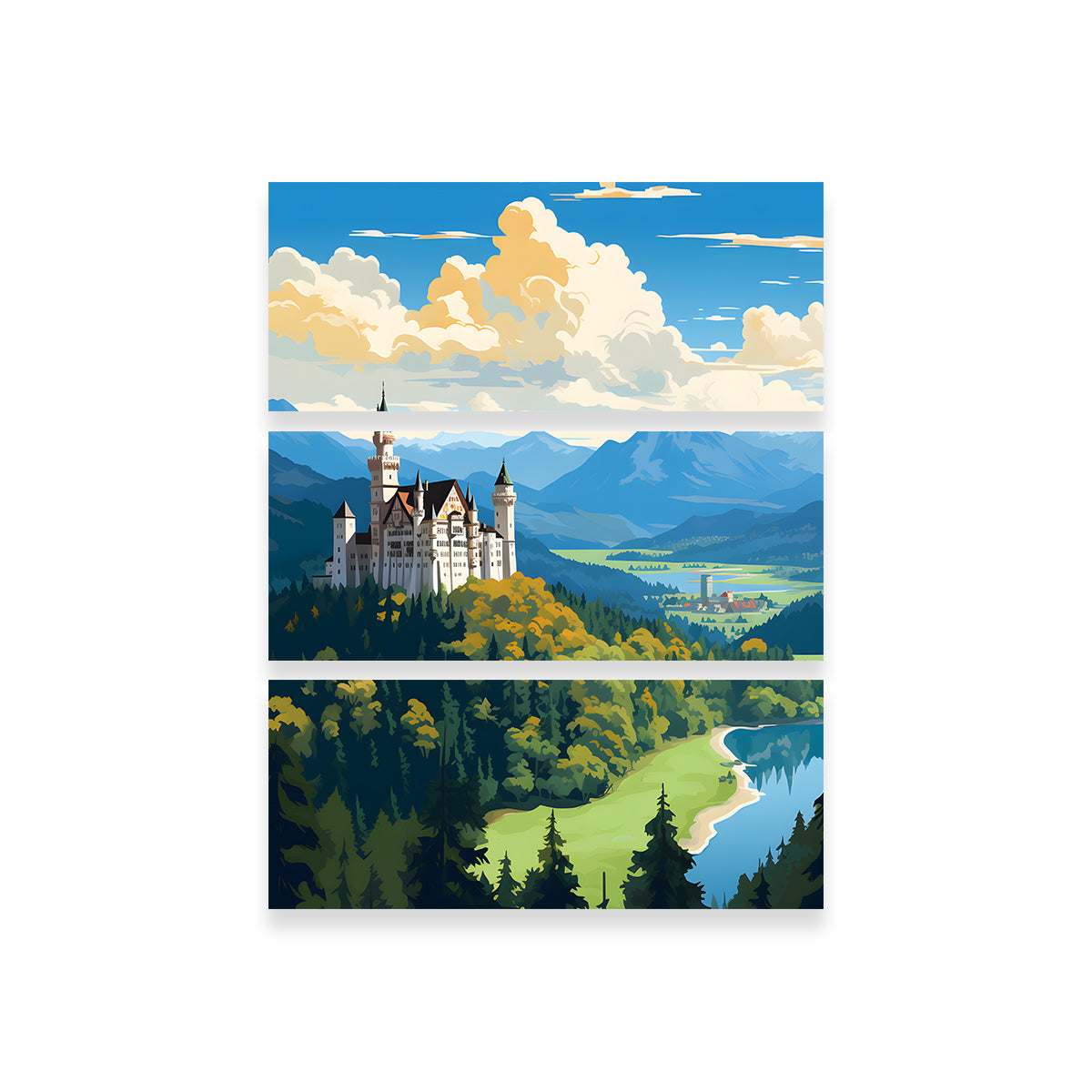 Germany - Neuschwanstein Castle Wall Art