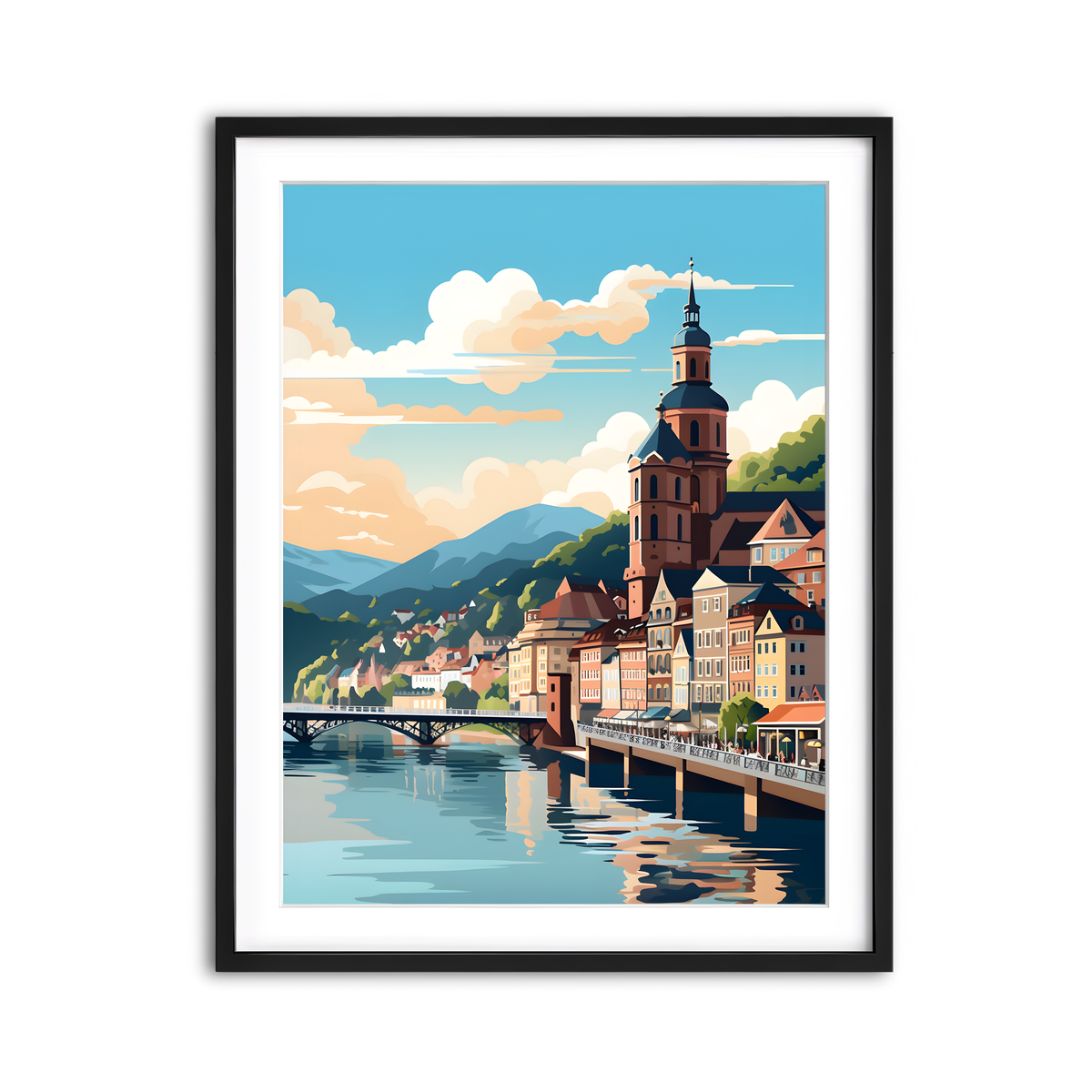 Framed Print 3x4 Black
