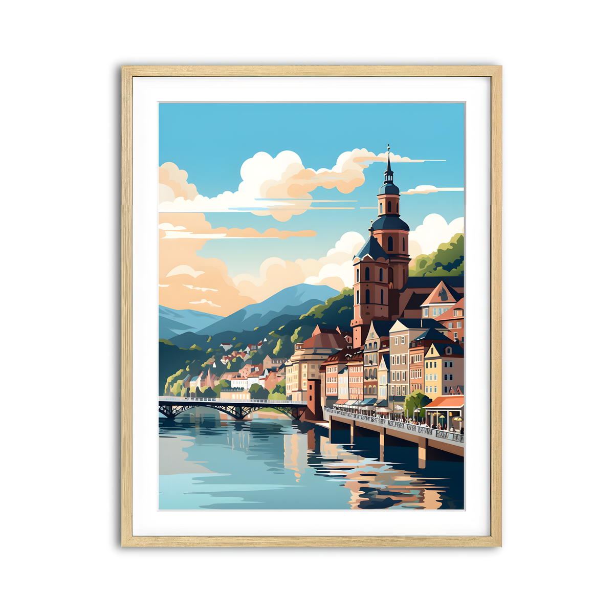 Framed Print 3x4 Natural