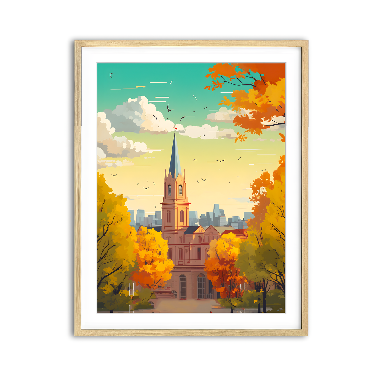 Framed Print 3x4 Natural
