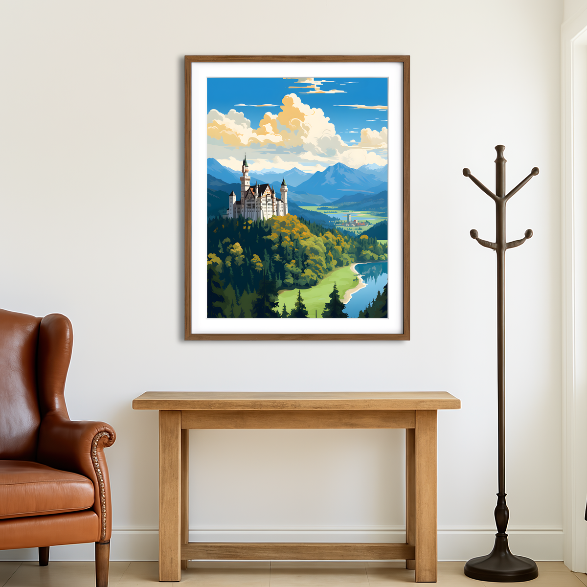 AUTO-MOCKUP ROOM | Germany - Neuschwanstein Castle Wall Art