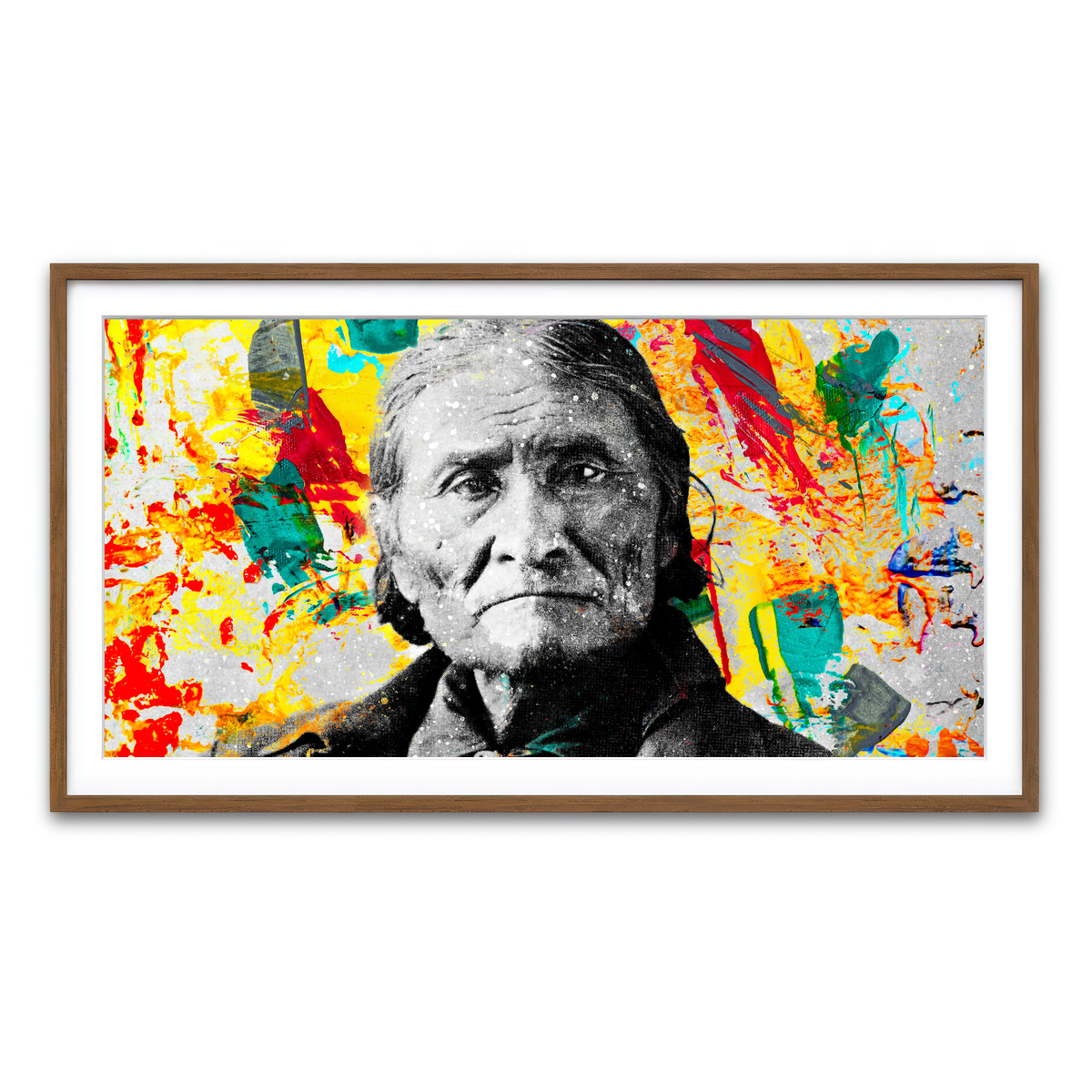 Framed Print 2x1 Walnut