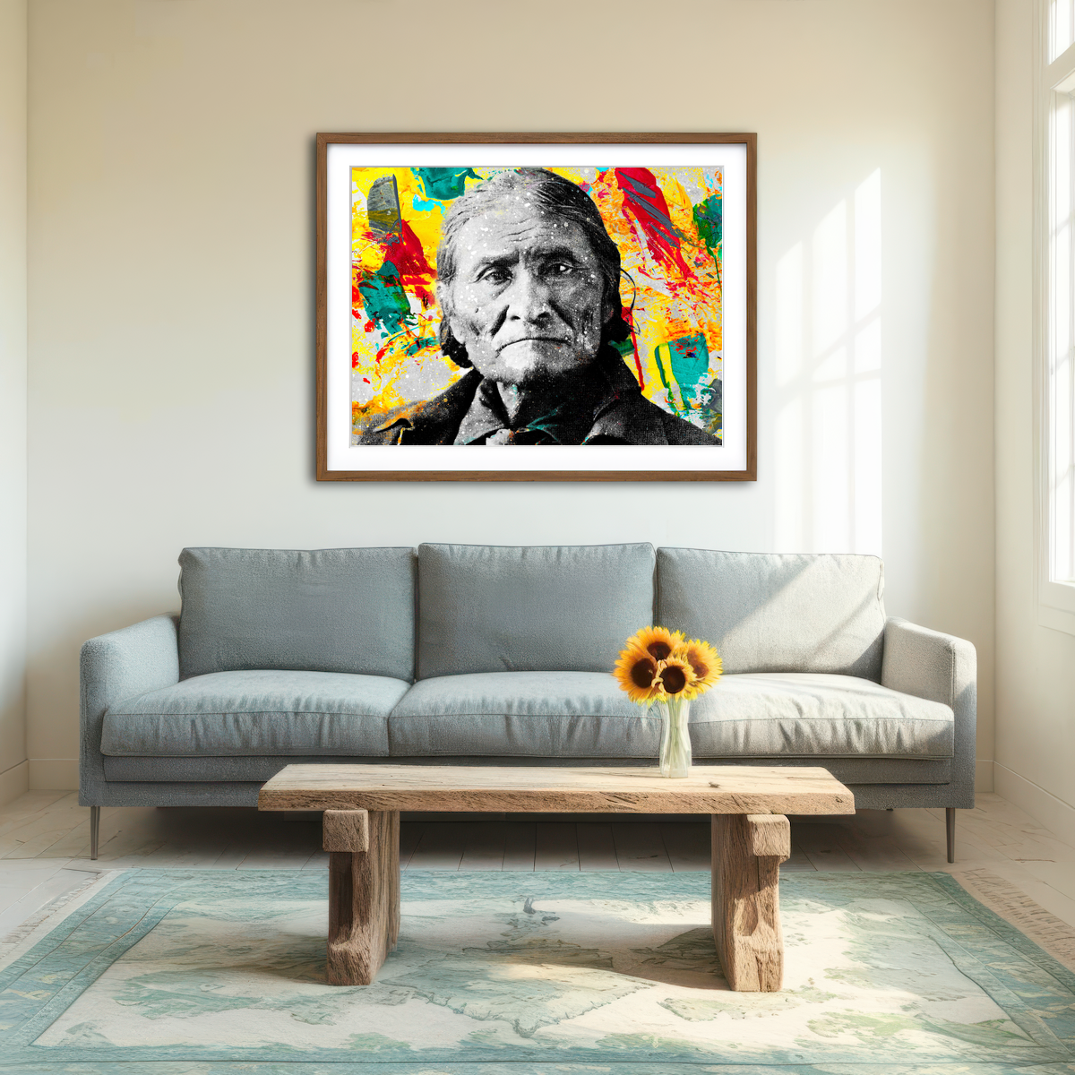 AUTO-MOCKUP ROOM | Geronimo Wall Art