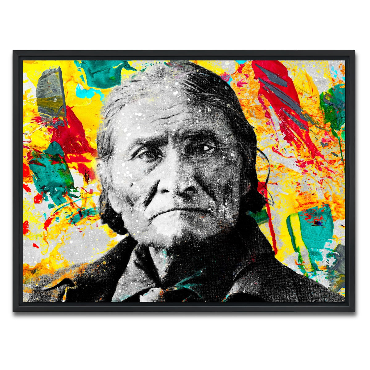 AUTO-MOCKUP WHITE | Geronimo | 1 Piece | Black Framed Canvas | group=4x3