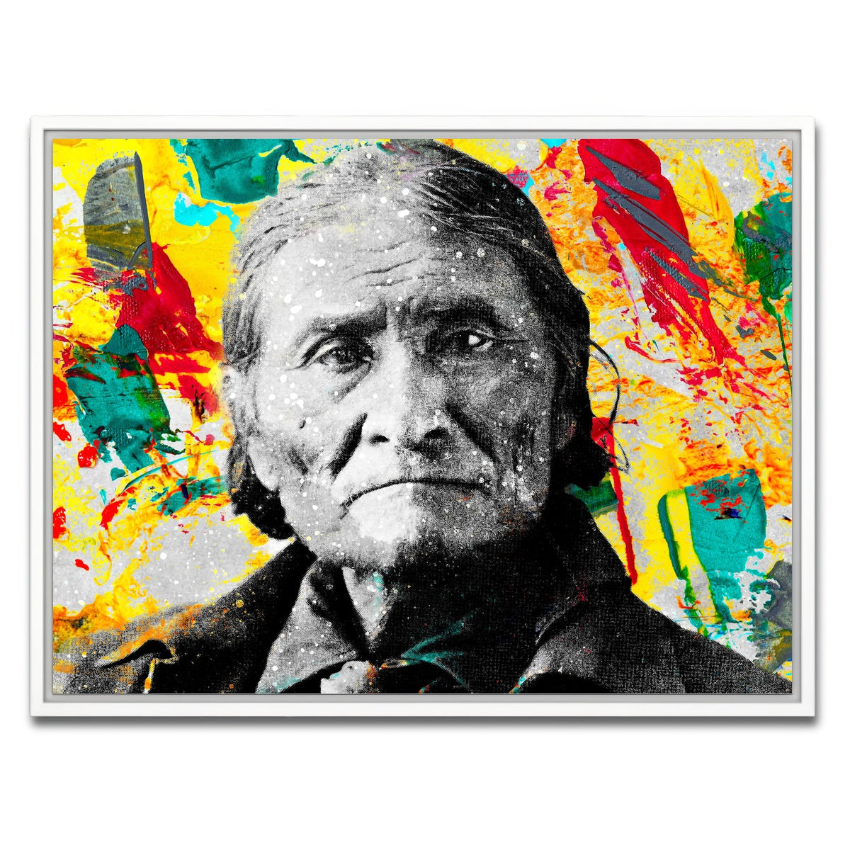 AUTO-MOCKUP WHITE | Geronimo | 1 Piece | White Framed Canvas | group=4x3