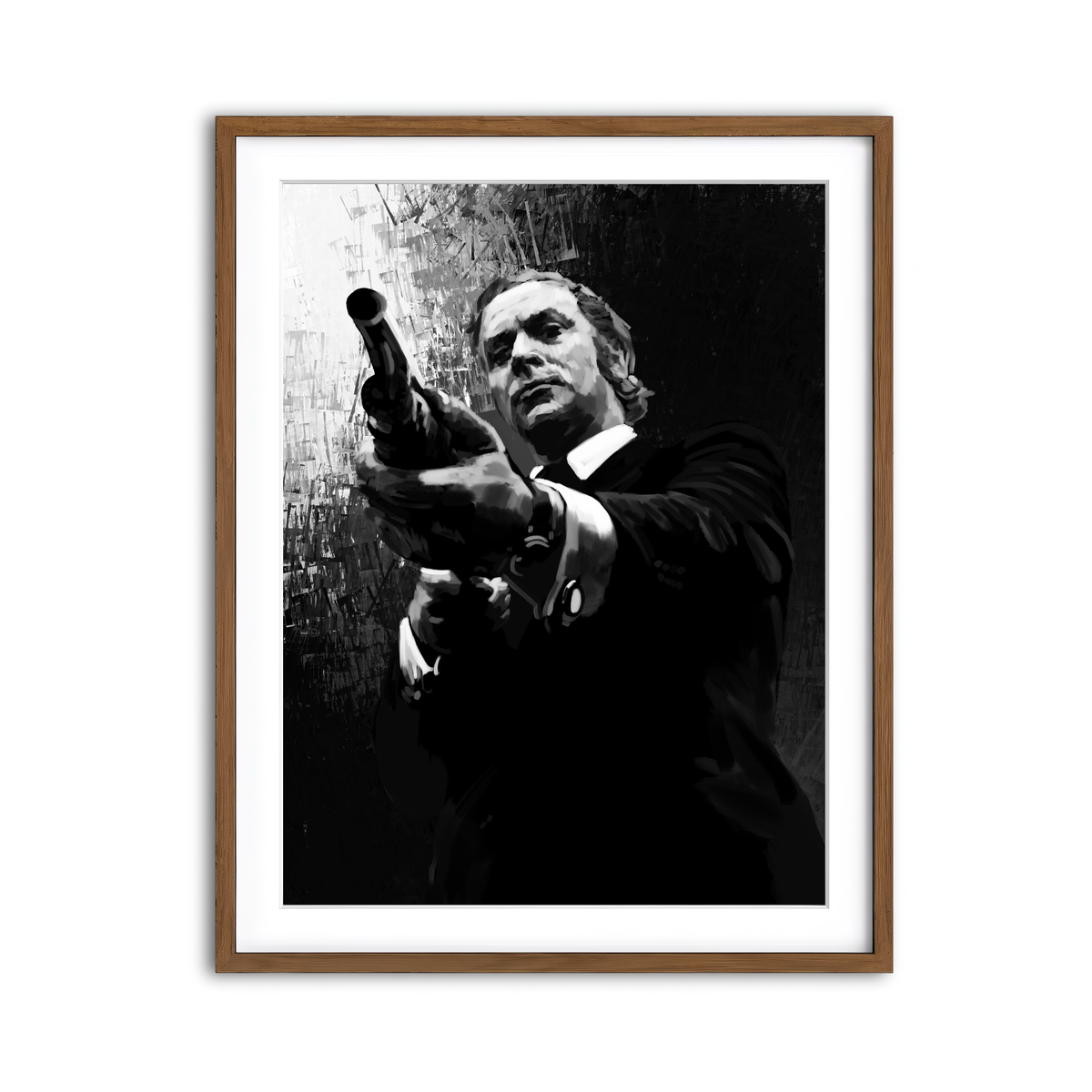 Framed Print 3x4 Walnut