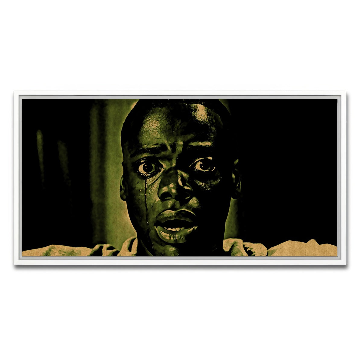 AUTO-MOCKUP WHITE | Get out | 1 Piece | White Framed Canvas | group=2x1