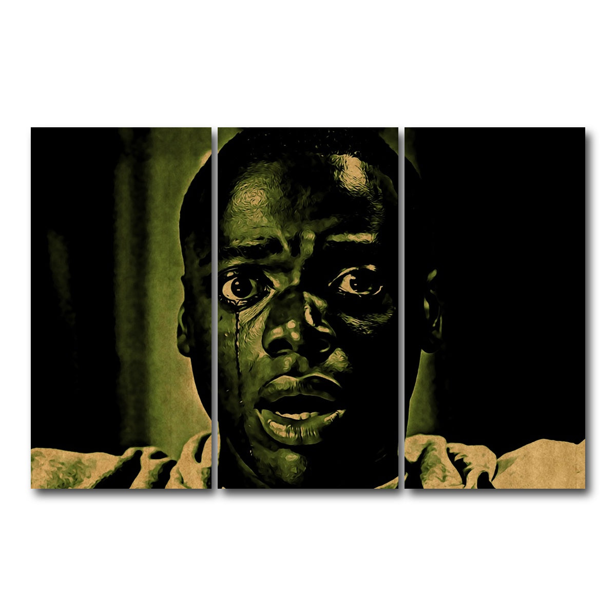 AUTO-MOCKUP WHITE | Get out | 3 Piece | Gallery Wrap Canvas | group=12x24