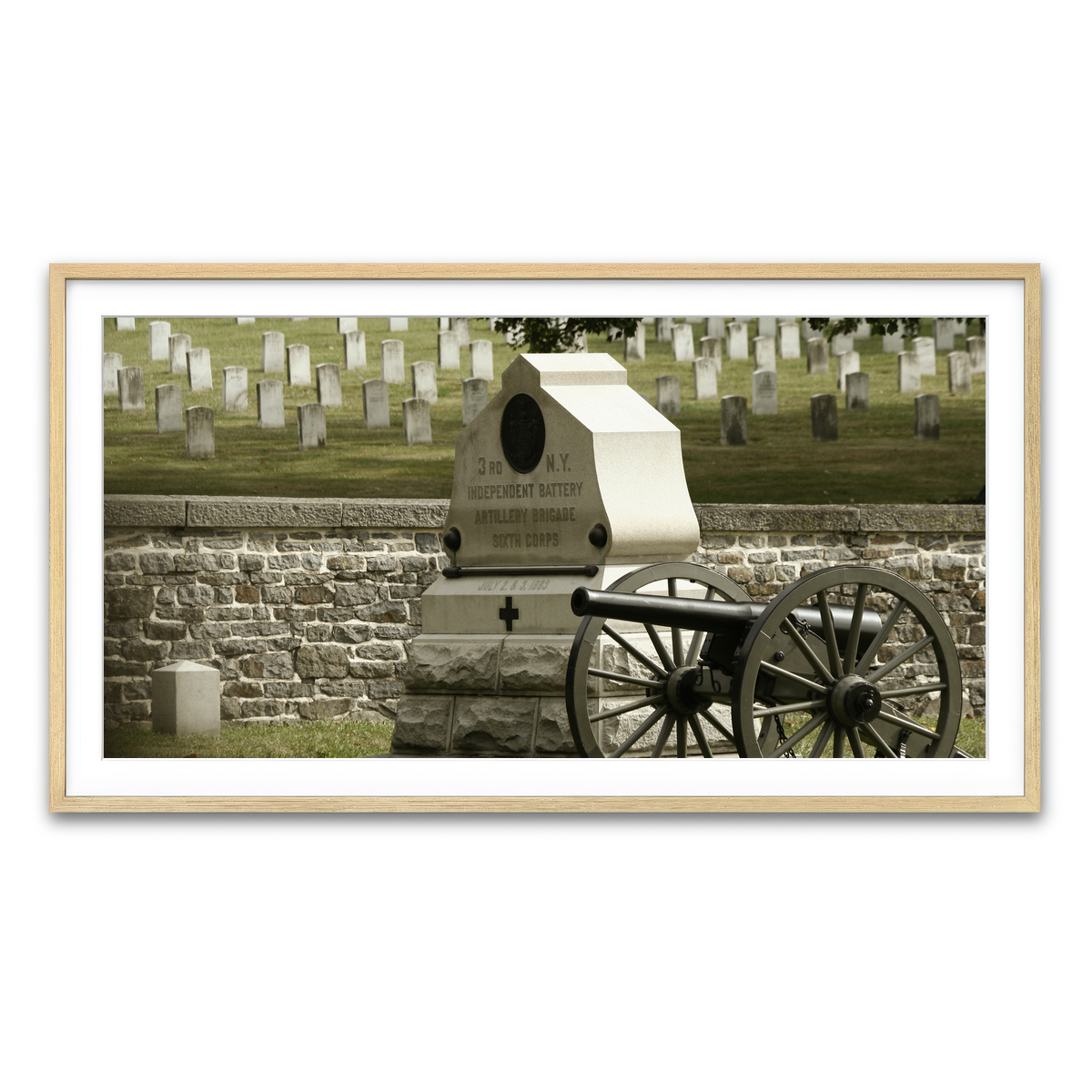 Framed Print 2x1 Natural