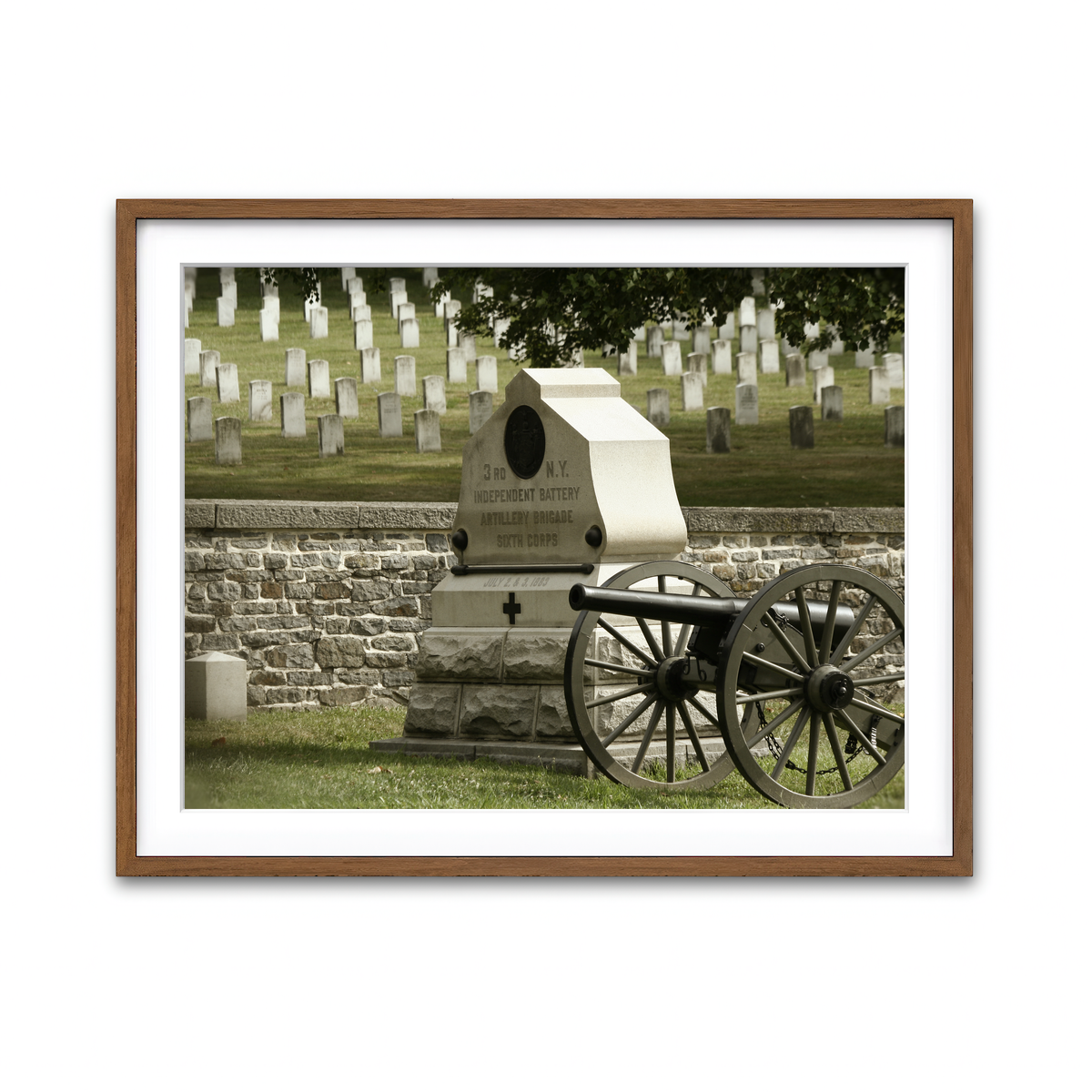 Framed Print 4x3 Walnut