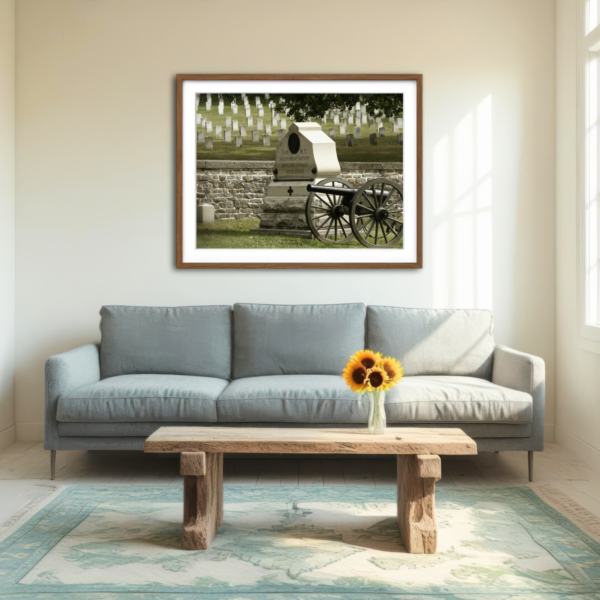 AUTO-MOCKUP ROOM | Gettysburg National Military Park Wall Art