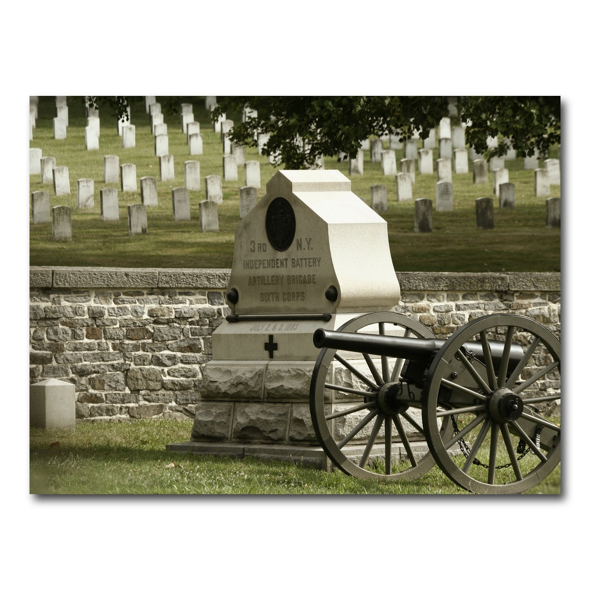 AUTO-MOCKUP WHITE | Gettysburg National Military Park | 1 Piece | Gallery Wrap Canvas | group=4x3